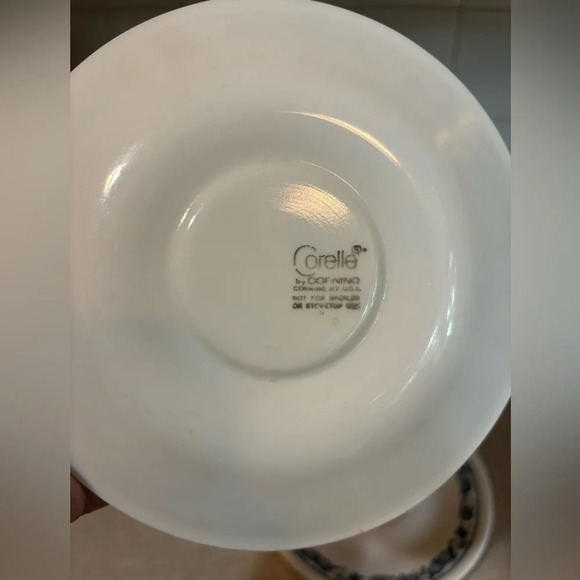 CORELLE by Corning: OLD TOWN BLUE ONION - 4 SAUCERS - Picture 5 of 5